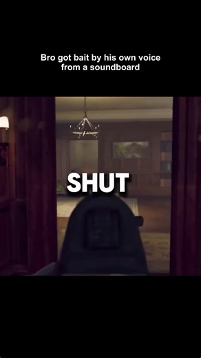 Bro got baited by his own voice