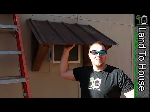 Air Conditioner Awning - Build a Workshop 37
