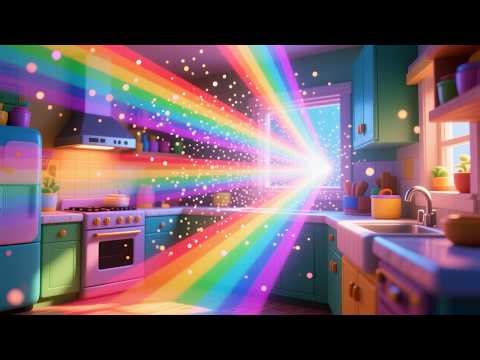Baby Chef’s Yummy Rainbow Kitchen 👩‍🍳🌈 | Fun Cooking Song for Kids | Colorful Food Adventure