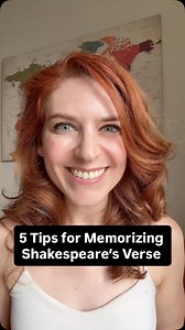 5 Tips for Memorizing Shakespeare’s Verse! #shakespeare #actingcoach #memorization | Shakespeare Made Clear