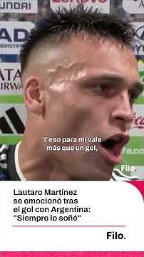 Lautaro Martínez, after Argentina's 2-1 win in the 2026 World Cup: "I always dreamed of scoring t...