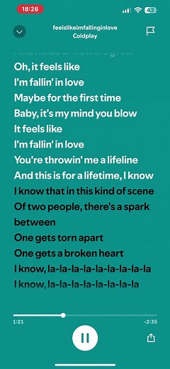 Coldplay - Feels Like I'm Falling In Love (Official Lyrics Video)