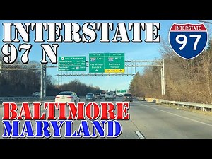I-97 North FULL Route - Annapolis to Baltimore - Maryland - 4K Highway Drive