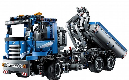 乐高 LEGO 8052 科技机械组 自缷货柜卡车 2010速拼评测