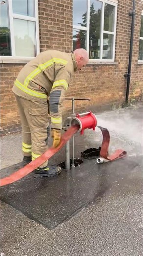 The Hidden Risk Inside a Used Fire Hose#firefighter #firehose #safety #engineering #fyp