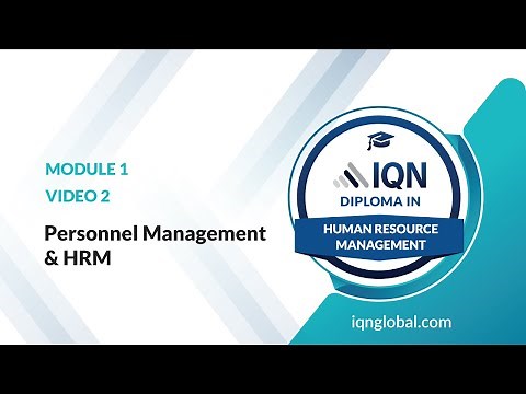 Personnel Management vs Human Resource Management (HRM) by IQN Diploma in HRM