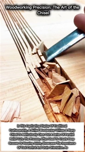 Woodworking Precision: The Art of the Chisel
