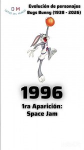 Evolución de personajes: Bugs Bunny (1938 - 2026) #bugsbunny #looneytunes #datosdelmundooficial