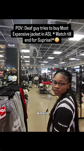 Deaf Guy's Journey to Buy an Expensive Jacket in ASL