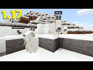 Minecraft 1.17 Beta! Ziegen, Pulverschnee & mehr! (Caves and Cliffs Update)