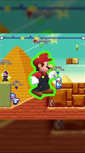 So close yet so far - Mario Vs Luigi Online #mariovsluigi #mario #luigi #gaming #funny #funnymoments