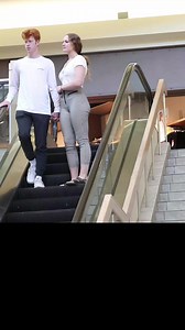 16M views · 132K reactions | Giving love notes to random people! 藍 #comedy #funny #pranks #funnyvideos #escalator #lovenote | Butting Heads | Facebook