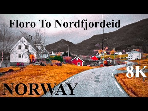 Scenic Journey from Florø to Nordfjordeid, NORWAY | Stunning Fjords & Mountains