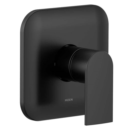 Check The Home Depot's Q&A Before Buying: MOEN Genta LX M-CORE 2-Series 1-Handle Shower Trim Kit in Matte Black (Valve Not Included)