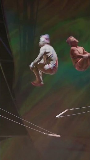 Flipping and flying through the air 🤩 | Cirque du Soleil