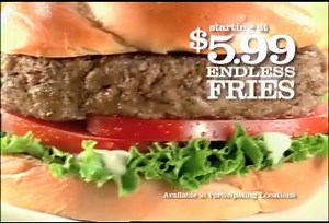 Ruby Tuesday announces their free fry refill campaign. | Ruby Tuesday