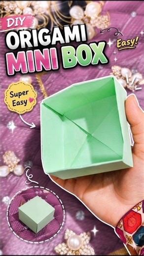Origami box | how to make a boxout of paper #zonaartist #origamipaper