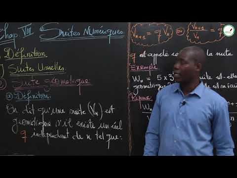 Course - Terminale L - Mathematics: Numerical Sequences / M. Mbow / Sequence 1