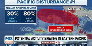 Monitoring 2 areas for tropical development in Eastern Pacific | Latest Weather Clips | FOX Weather