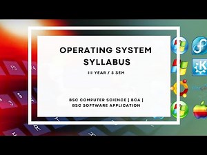 Operating System | Madras University syllabus | important topics and questions