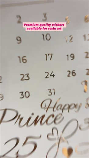 Customised Metallic Vinyl Stickers on Instagram: "Add a luxe touch to your resin art with metallic vinyl stickers ✨ Perfect for name tags, logo branding, frames, trays & keepsakes — these stickers blend seamlessly into resin and elevate every handmade piece. Durable, premium finish and made to stand out without overpowering your art 🤍 Because your resin creations deserve details that shine. (metallic vinyl stickers, resin art stickers, vinyl for resin artists, gold vinyl decals, resin branding 