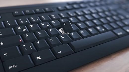 CHERRY Stream Desktop - Tastatur & Maus Set - kabellos - QWERTZ - deutsches Layout - schwarz