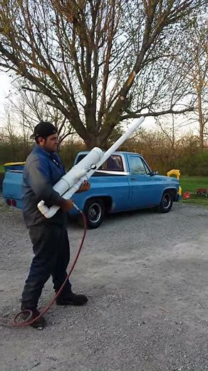 Air pressurized potato gun