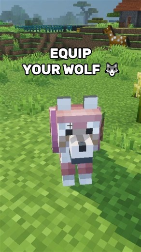 How To Make Wolf Armor In Minecraft 🐺🛡️ #minecraft
