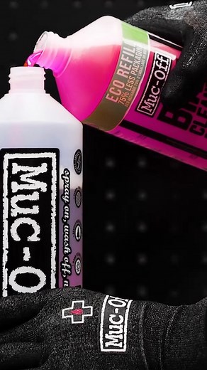 12K views · 144 reactions | Time to Concentrate! Transform your award-winning Nano Tech Bike Cleaner into a refillable powerhouse. Mix 1L with water for 4 litres of cleaner or go even bigger with our 5L option for up to 20 bottles!Concentrate reduces packaging waste by 75% compared to standard bottles. Plus, it doubles as a potent degreaser, perfect for the X-3 Dirty Chain Machine. #mucoff ♻️ | Muc-Off | Facebook