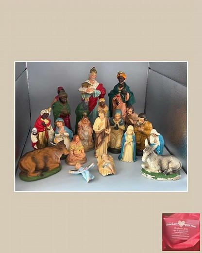Vintage Nativity Set Lover Antiques and Vintage