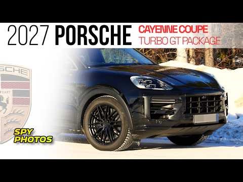 SPY PHOTOS: 2027 Porsche Cayenne Coupe Facelift