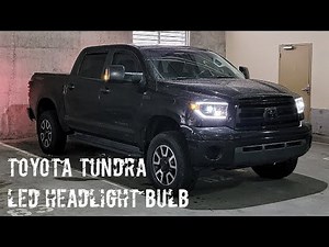 How To Install Toyota Tundra LED Headlights!