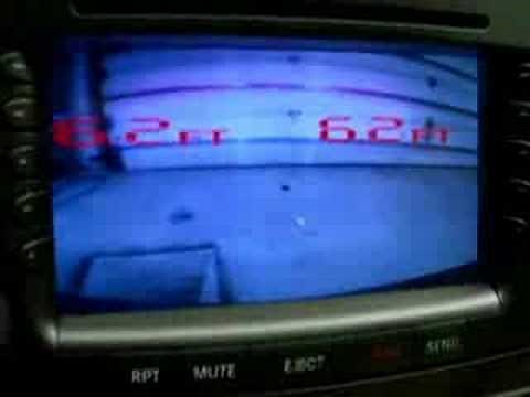 On screen Parking Sensors and Rear Camera In 2008 CLS