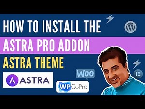 How to install the Astra Pro add-on on WordPress website. Astra Theme Tutorial - Dec 2021