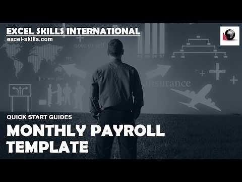 Monthly Payroll Template - Getting Started
