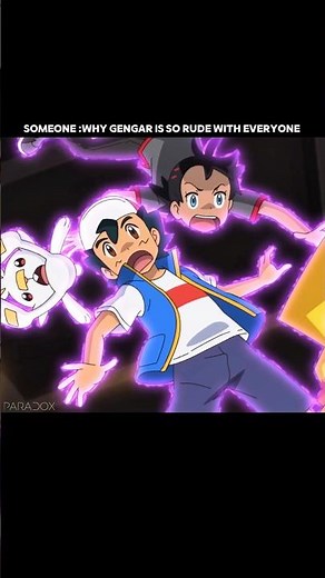 Ash gengar backstory #popular #anime #edit #pokemon #gengar #pikachu #ash #tranding