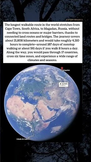 The Longest Walk on Earth 🌍🚶‍♂️