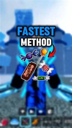 Easiest Candy Farm Method in Blox Fruits. #bloxfruits #roblox #shorts