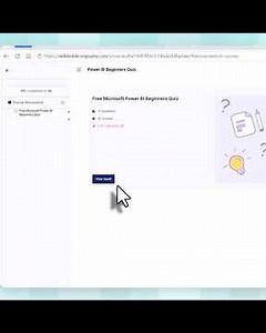 Free Power BI Quiz Shorts