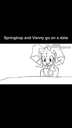 springtrap and vanny's date #fivenightsatfreddys #fnaf #animation