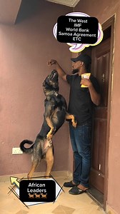 Using my dog Puttin I want to show how African leaders behave to the West. They have no vision or plan most of them are just useless puppets. | Trikytee
