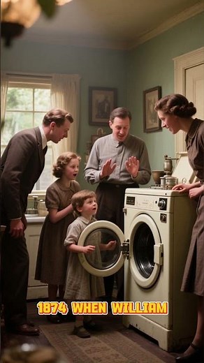 People used to wash clothes by HAND!See how washing machines changed everything! #facts #didyouknow