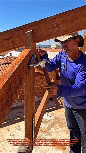 Smart Carpentry Trick for Stronger Roof Connections!