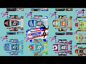 Custom NASCAR diecast templates 2025 wave 4!!!