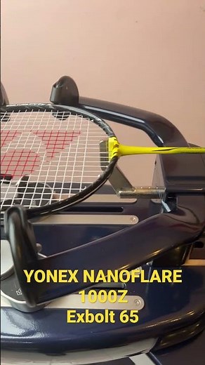 (2023) NEW YONEX NANOFLARE 1000Z. Freshly strung with Exbolt 65 @ 27.5lbs. Stay tuned for our review