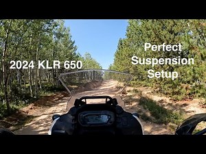 2024 KLR 650 - Perfect Ride Suspension Setup