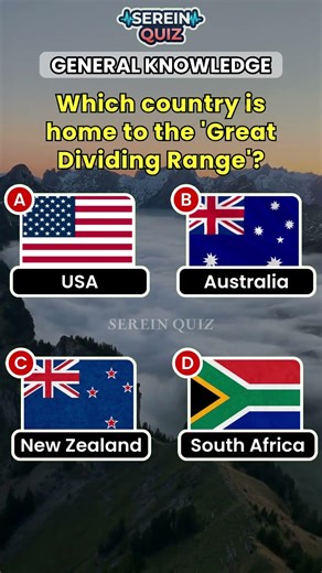 Home of the Great Dividing Range! ⛰️ #quiz #trivia #shorts