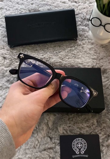 Stylish Blue Light Glasses from Chrome Hearts