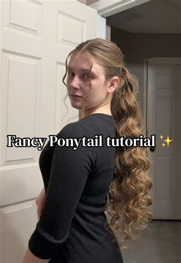 Stylish Fancy Ponytail Tutorial