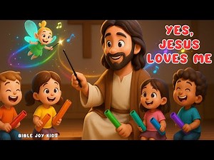 Yes, Jesus loves me | Fun Christian Songs for Kids | Bible Sing-Along | Little Hearts for God